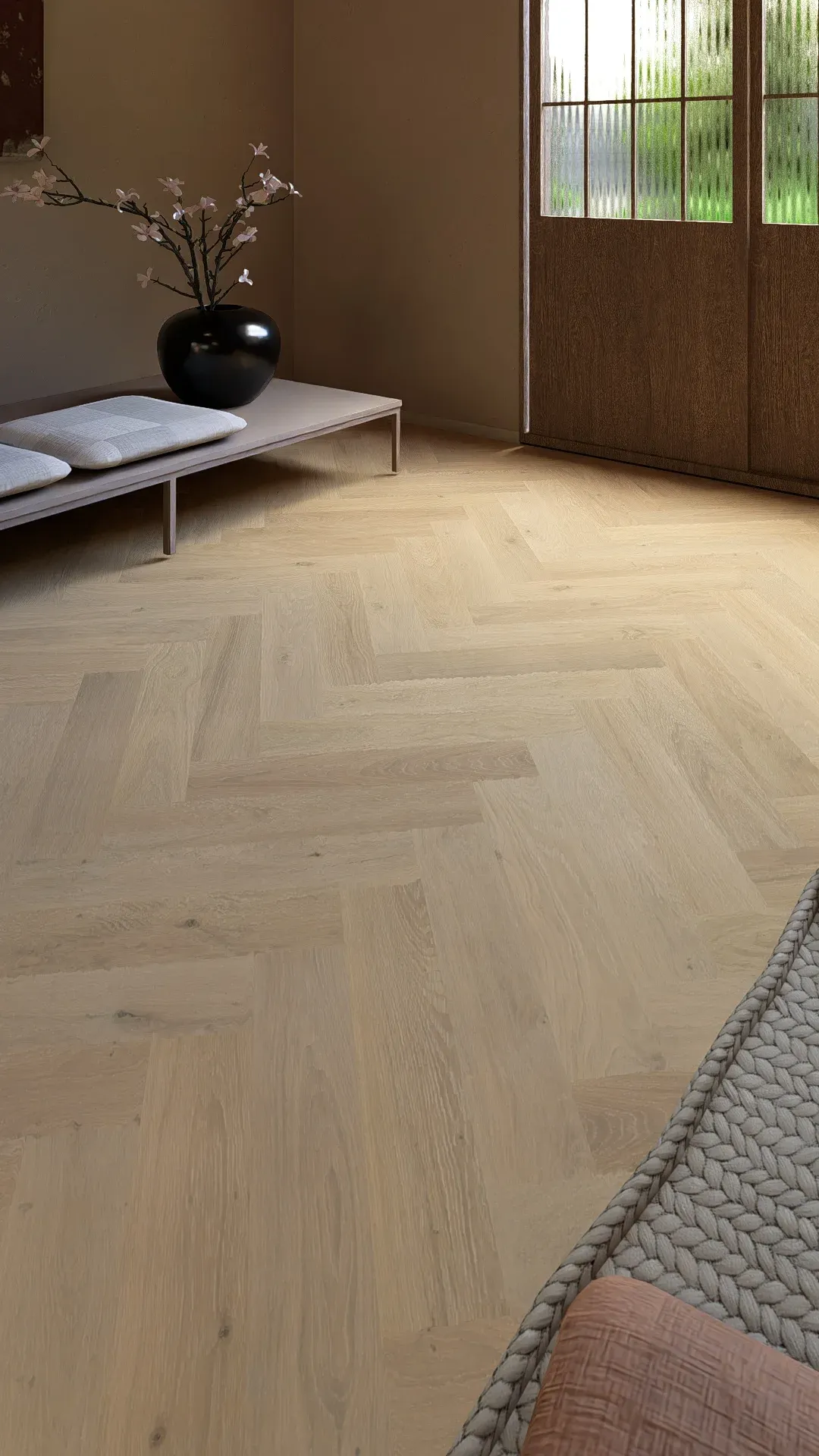 Lumion render of Aged Wide Floors texture.