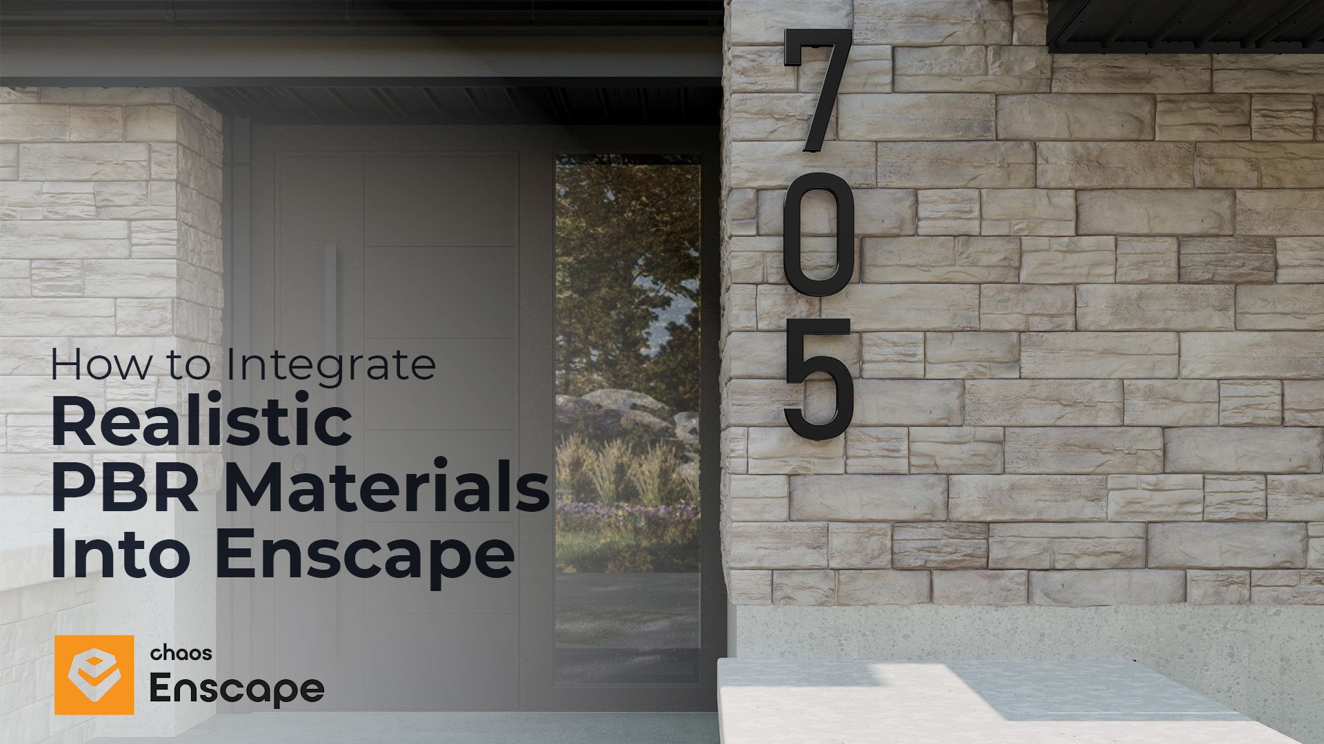 How to integrate realistic pbr materials into enscape